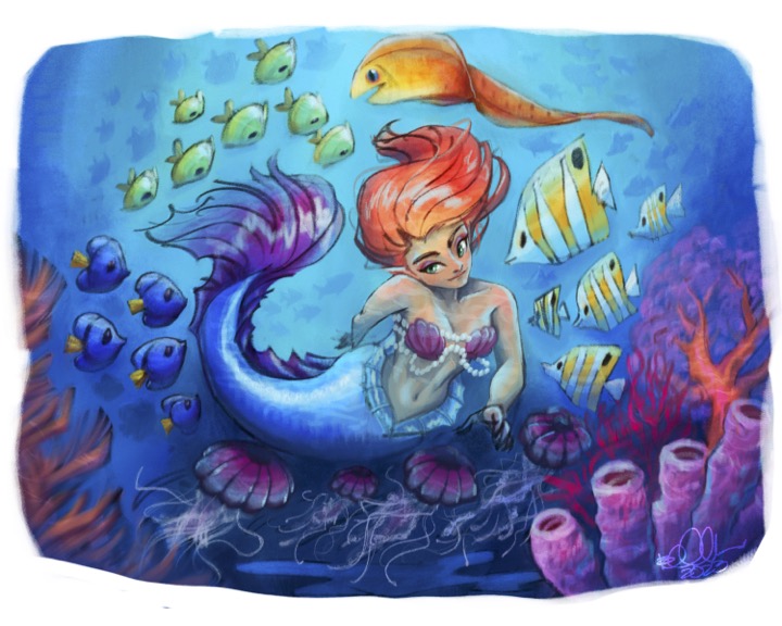 Mermaid | Art Print