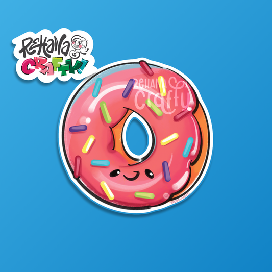 Cute Donut | Vinyl Sticker