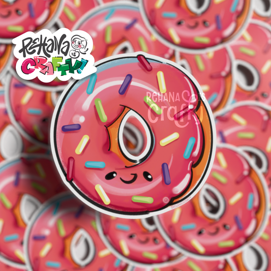 Cute Donut | Vinyl Sticker