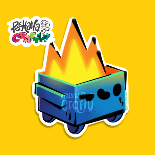 Dumpster Fire | Vinyl Sticker
