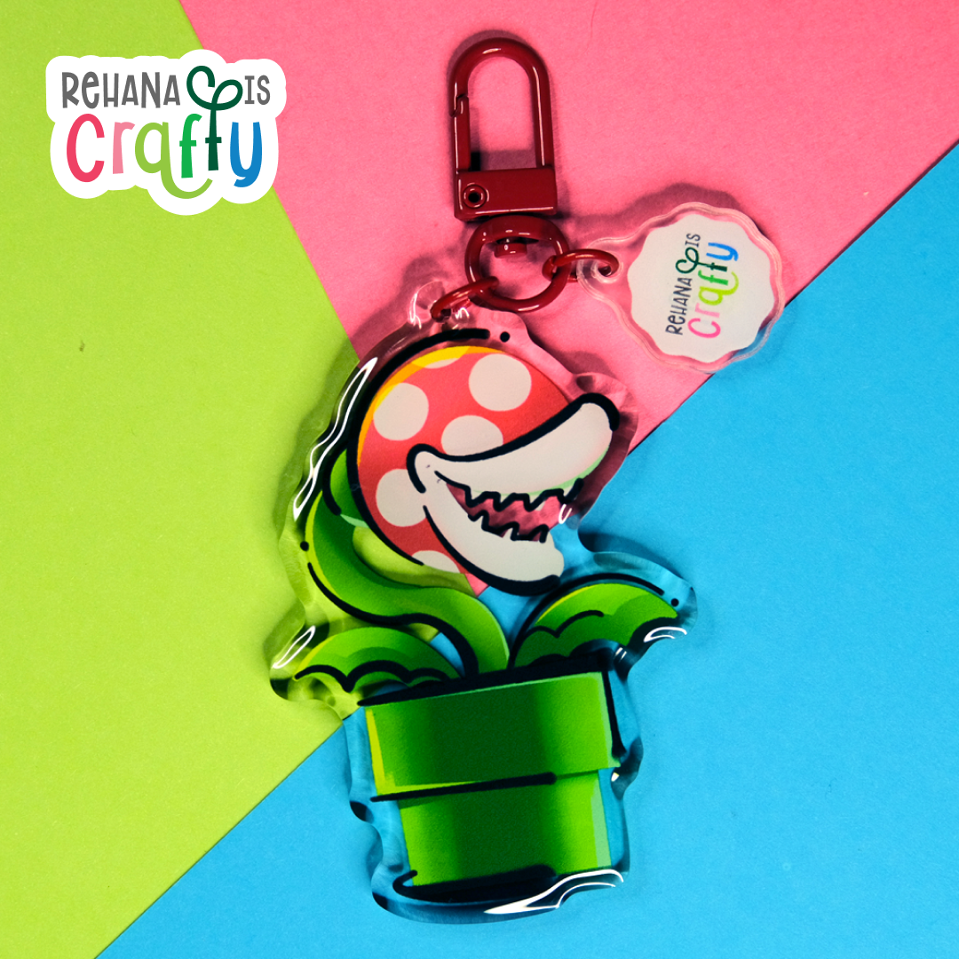 Piranha Plant | Acrylic Keychain