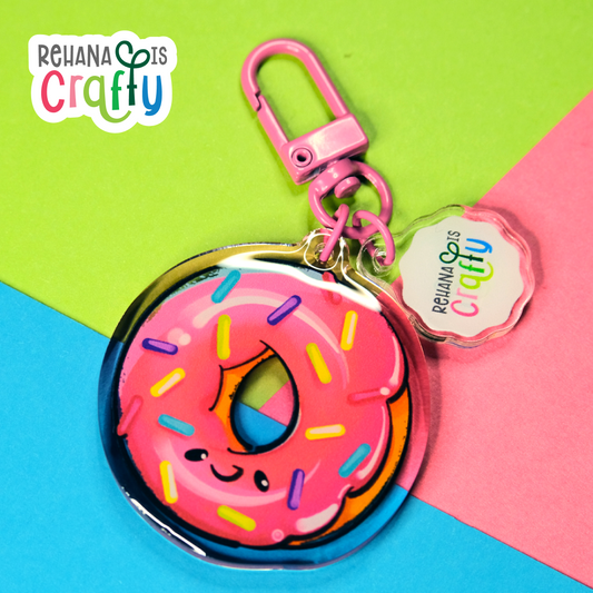 Cute Donut | Acrylic Keychain