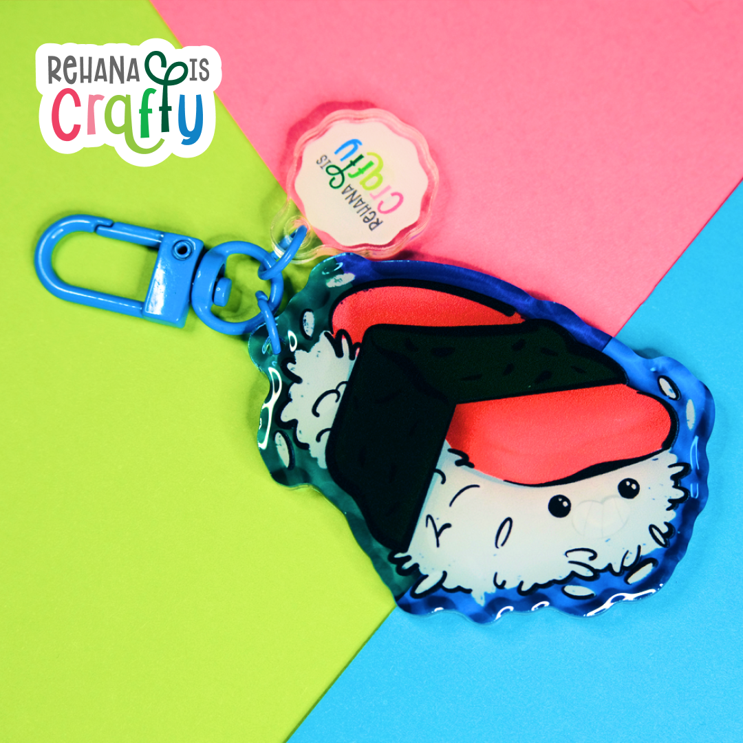 Kawaii Spam Musubi | Acrylic Keychain