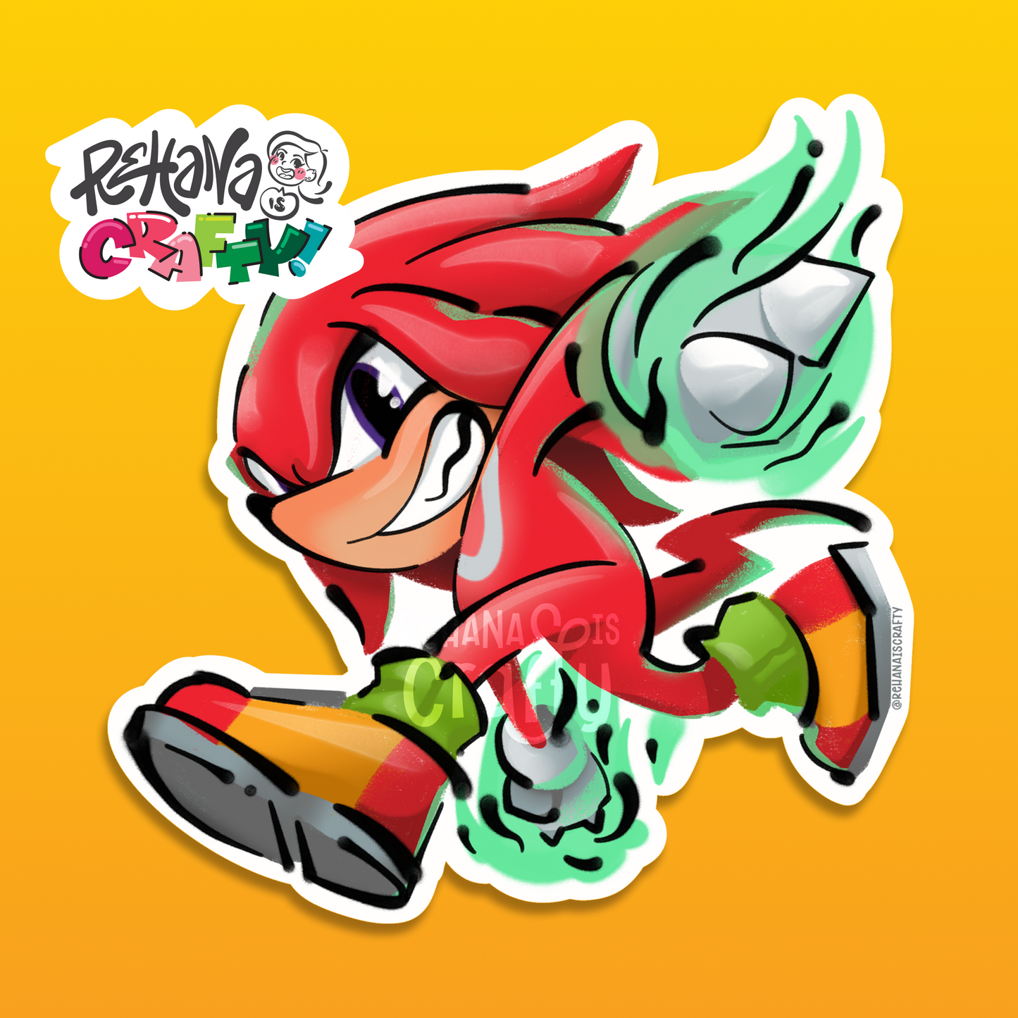 Knuckles | Vinyl Sticker