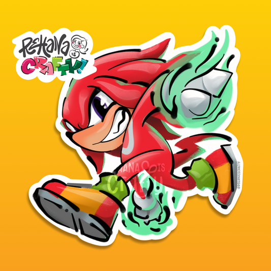 Knuckles | Vinyl Sticker