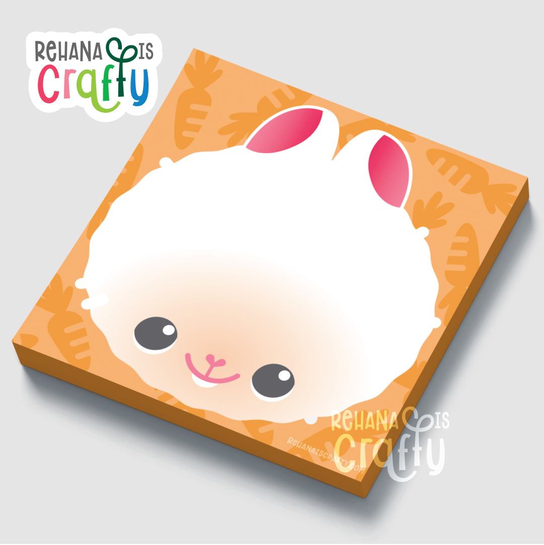 Cute Bunny | Sticky Notes | 3 x 3