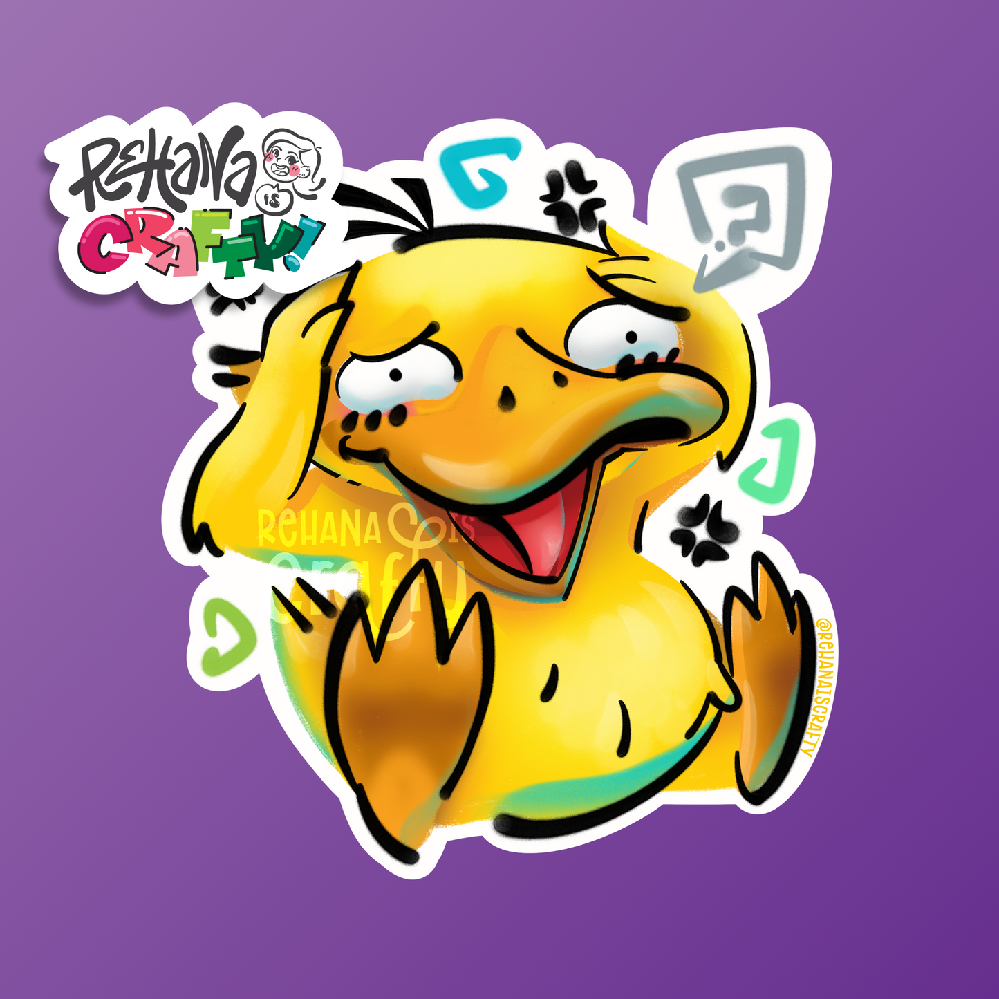 Psyduck | Vinyl Sticker
