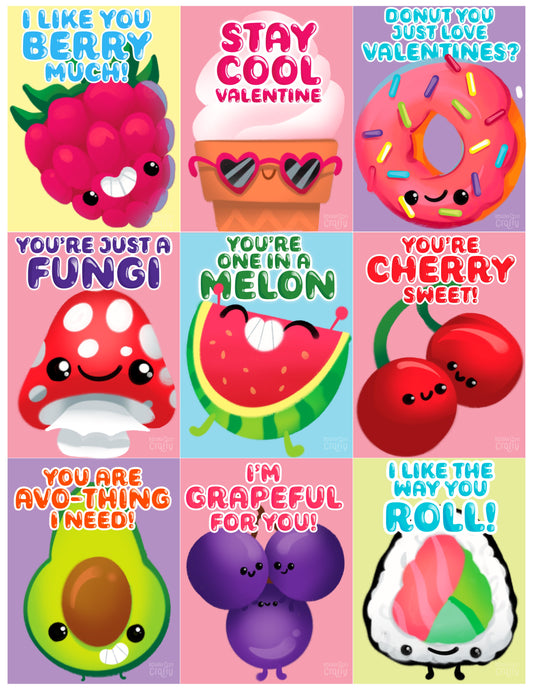 DIY Printable Valentines Day Cards (freebie!)