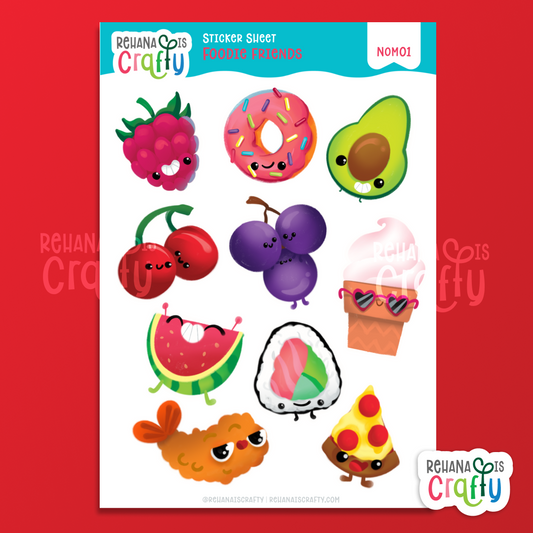Foodie Friends | Sticker Sheet