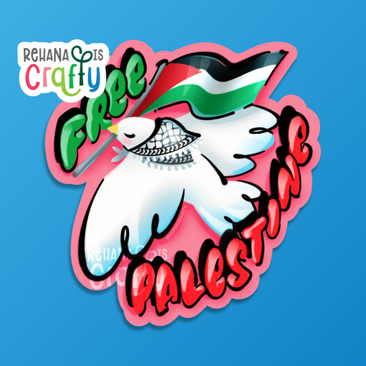 Free Palestine Dove | Vinyl Sticker