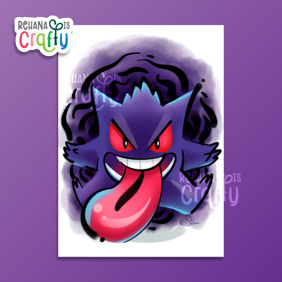 Gengar | 5x7 Art Print