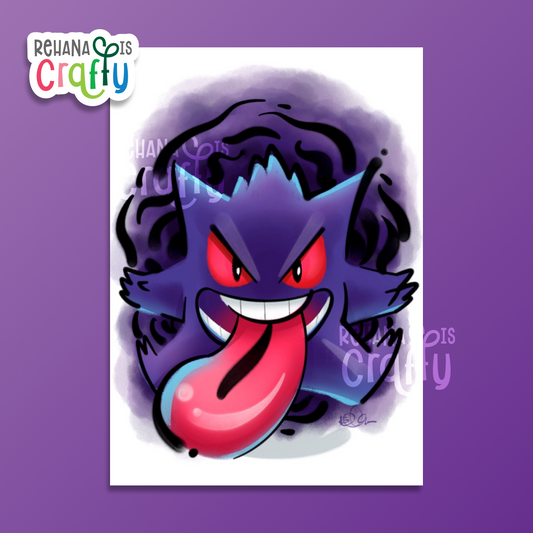 Gengar | 5x7 Art Print