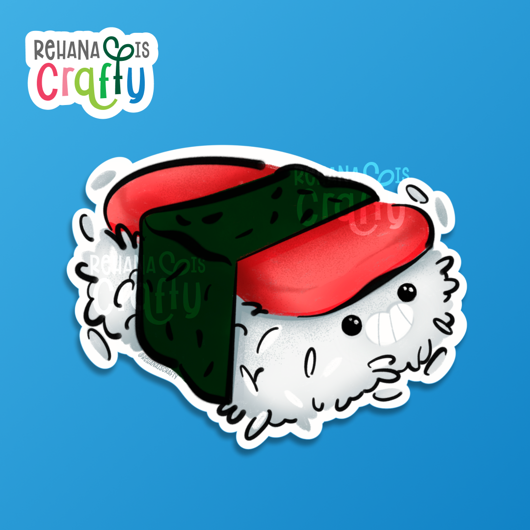 Kawaii Spam Musubi | Vinyl Sticker