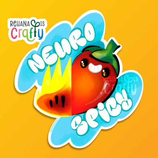 Neuro-spicy Chili Pepper | Vinyl Sticker