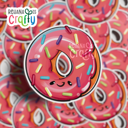 Cute Donut | Vinyl Sticker