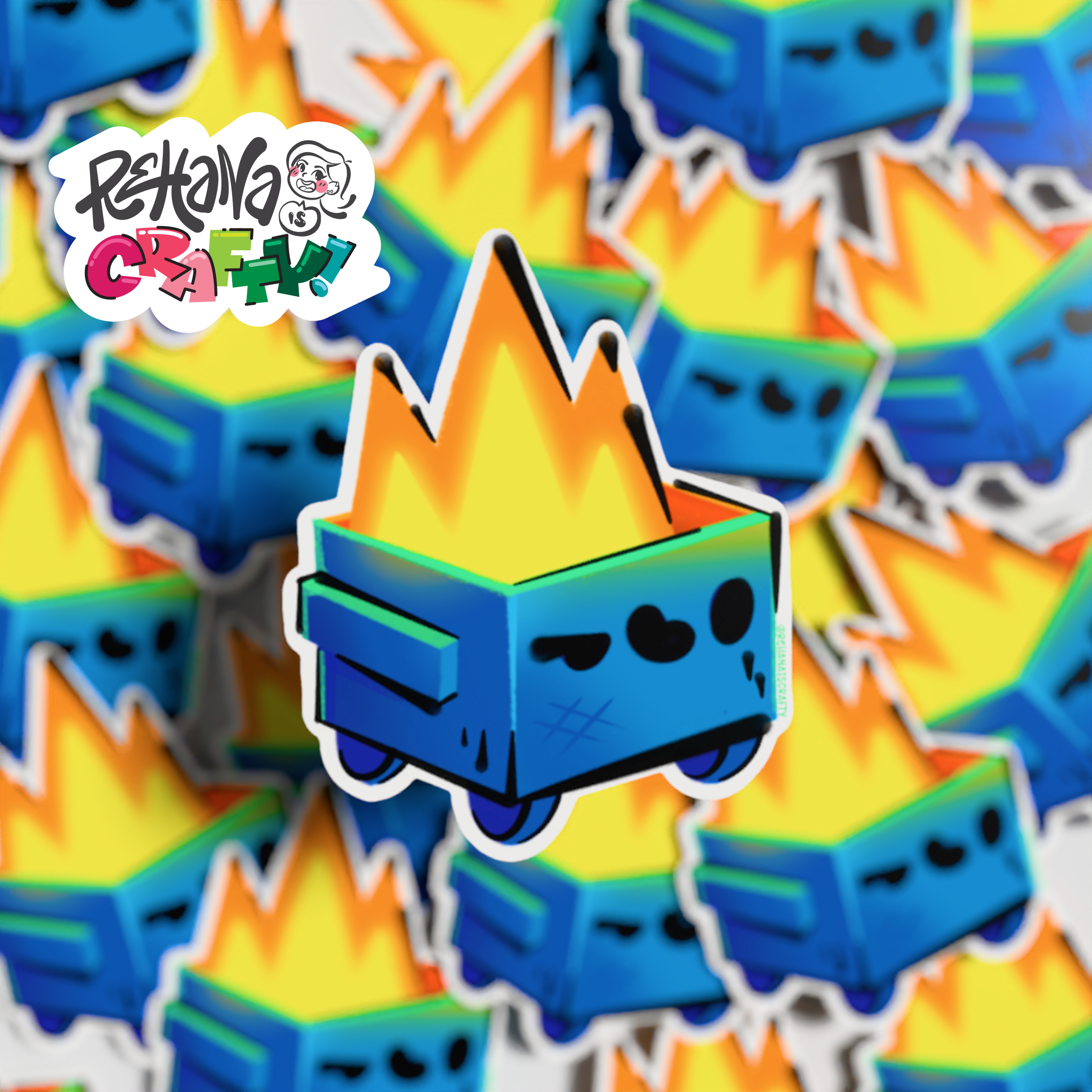 Dumpster Fire | Vinyl Sticker