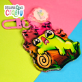 Singing Frog on a Log | Acrylic Keychain