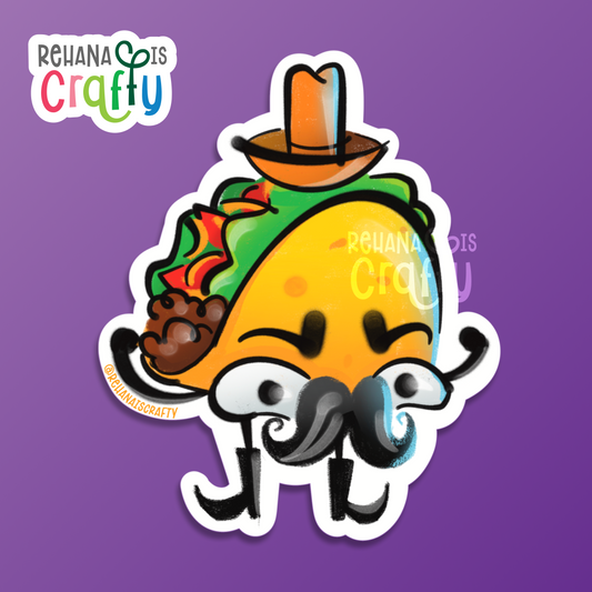 Macho Taco | Vinyl Sticker