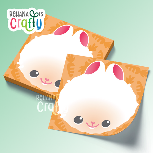 Cute Bunny | Sticky Notes | 3 x 3