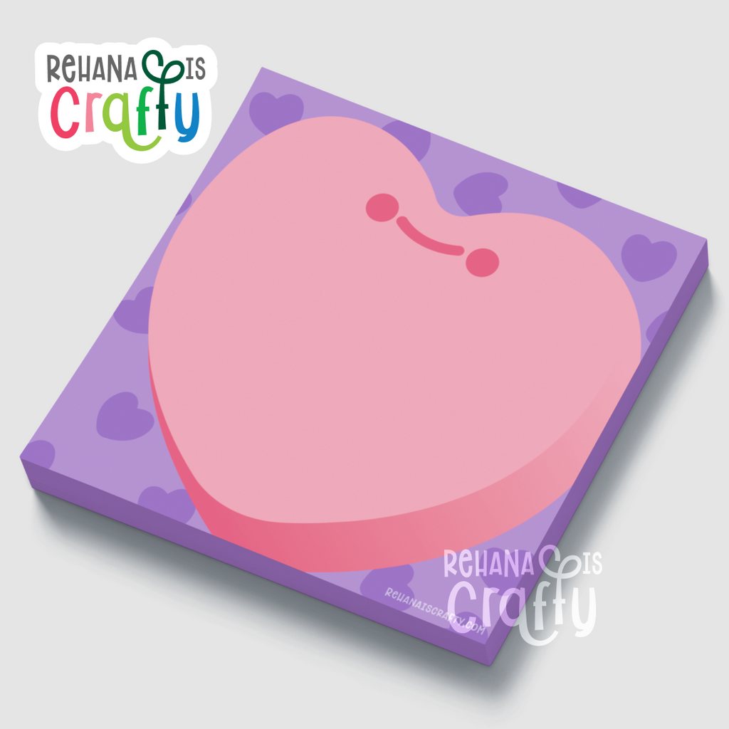 Converstation Hearts | Sticky Notes | 3 x 3