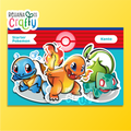 Kanto Starter Pokémon: Squirtle, Charmander, Bulbasaur | Sticker Pack