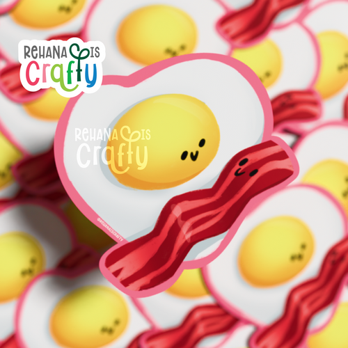 Bacon & Eggs | Vinyl Sticker