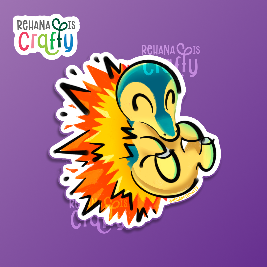 Cyndaquil | Vinyl Sticker