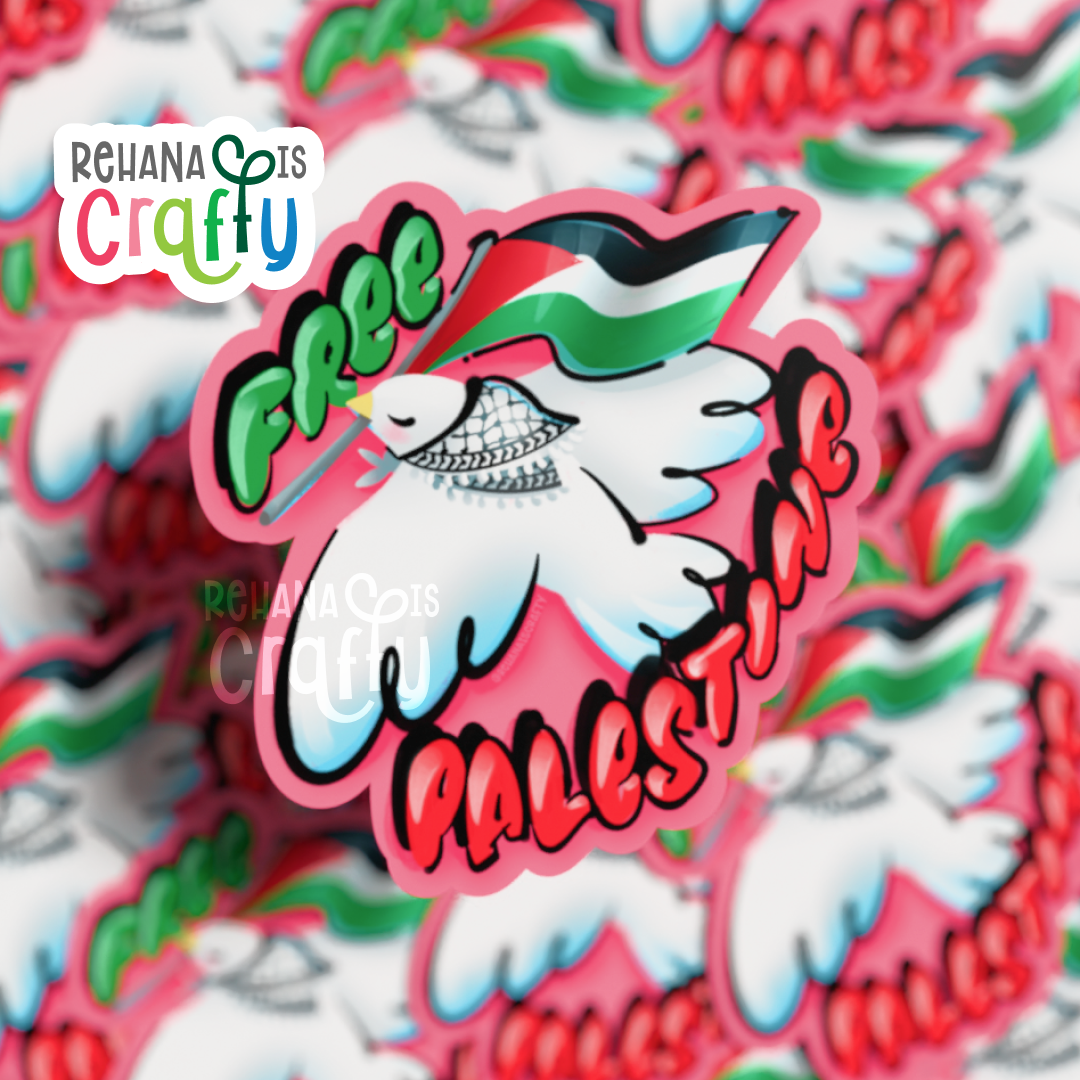 Free Palestine Dove | Vinyl Sticker