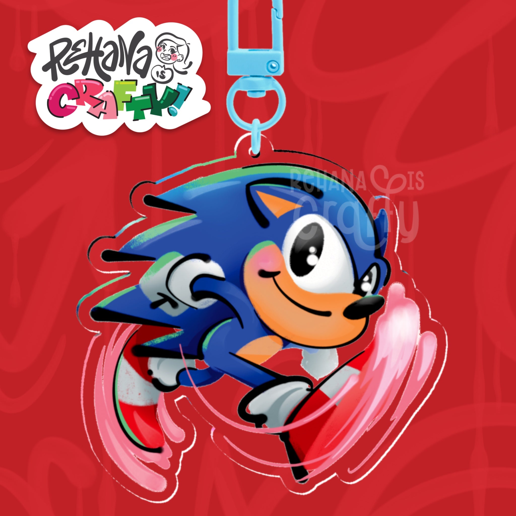Sonic | Acrylic Keychain