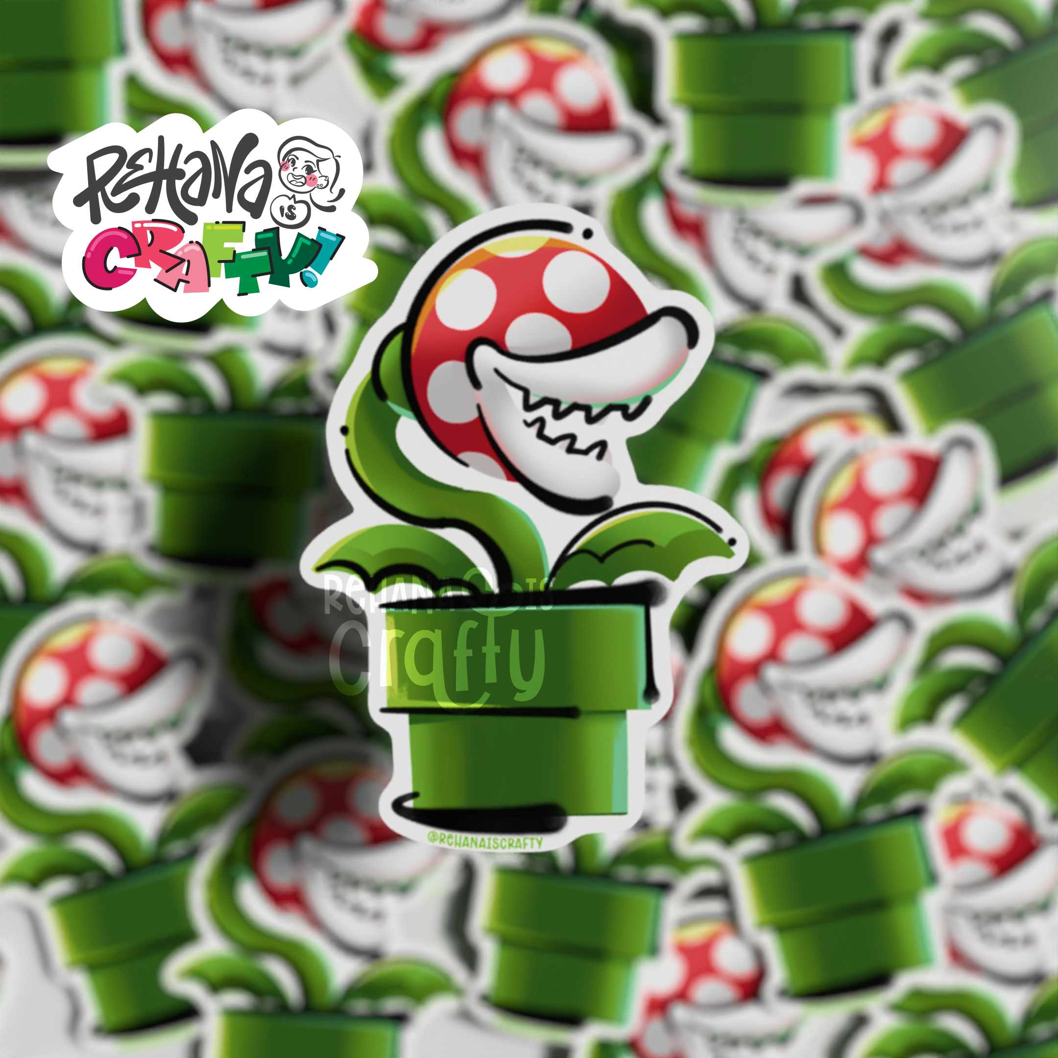 Piranha Plant | Vinyl Sticker