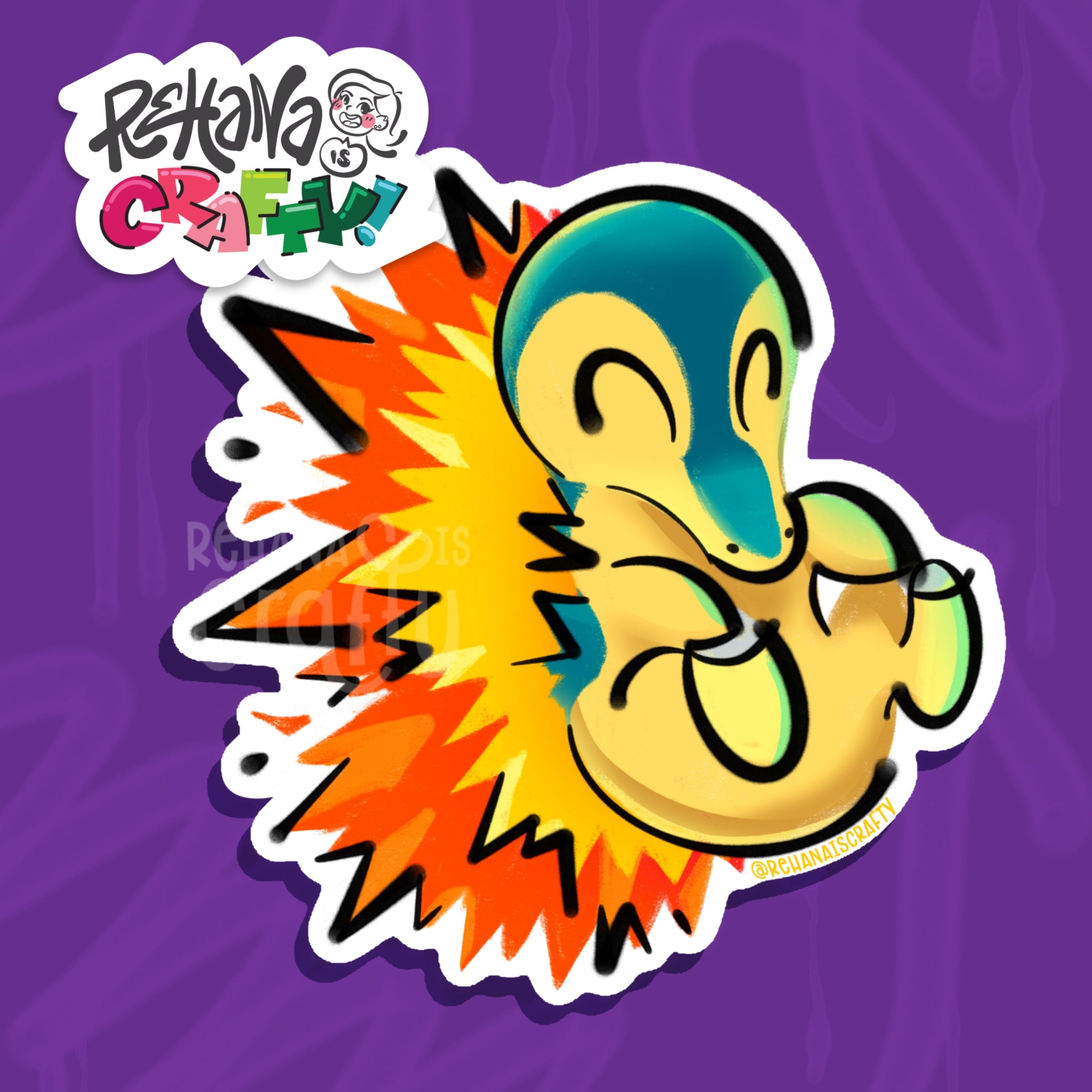 Cyndaquil | Vinyl Sticker