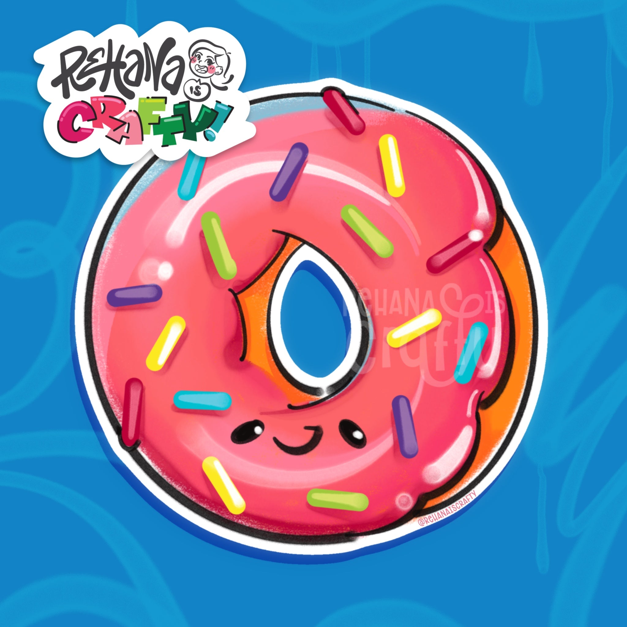 Cute Donut | Vinyl Sticker