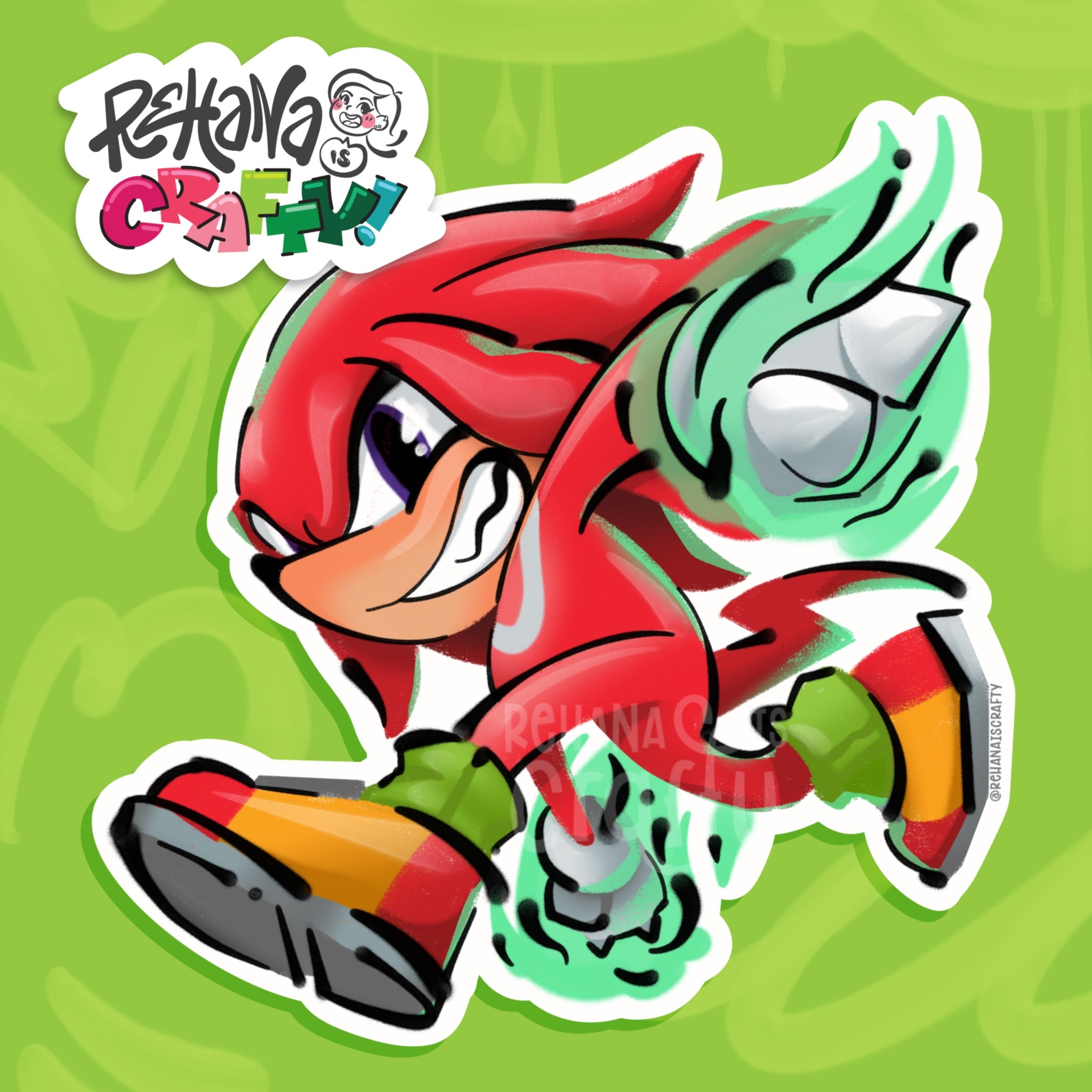 Knuckles | Vinyl Sticker