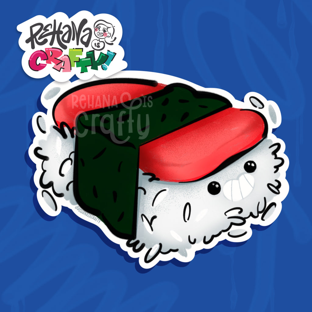 Kawaii Spam Musubi | Vinyl Sticker
