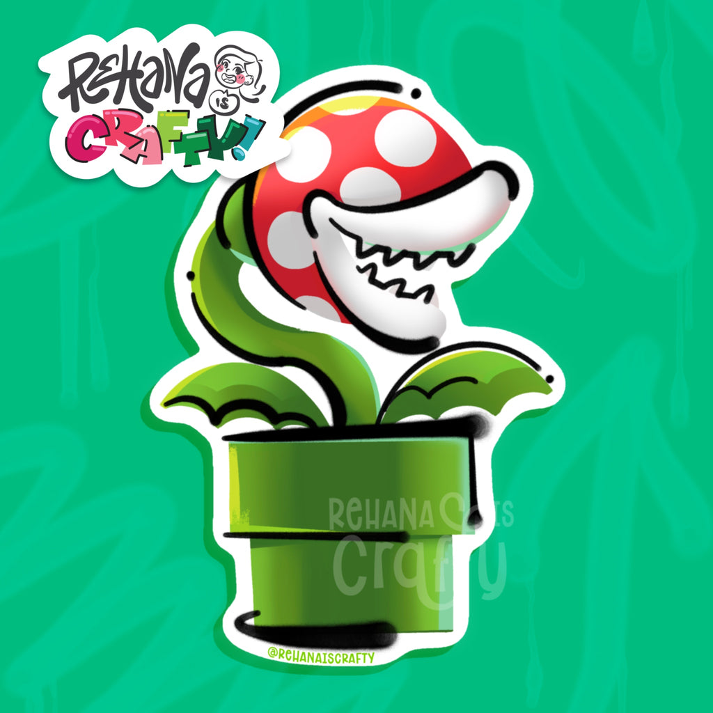 Piranha Plant | Vinyl Sticker