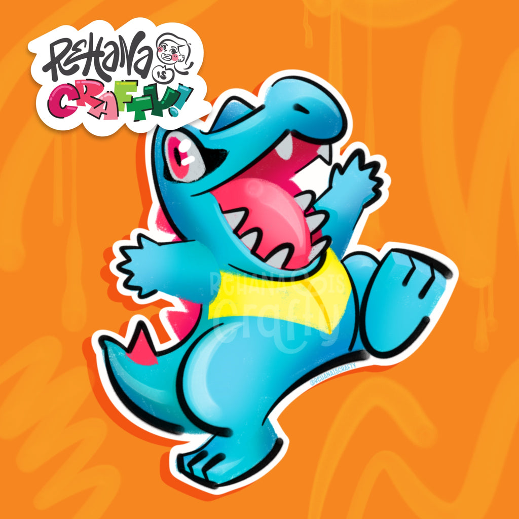 Totodile | Vinyl Sticker