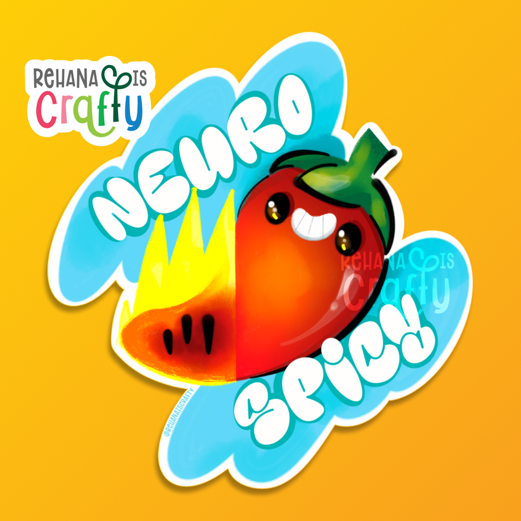 Neuro-spicy Pepper | Vinyl Sticker