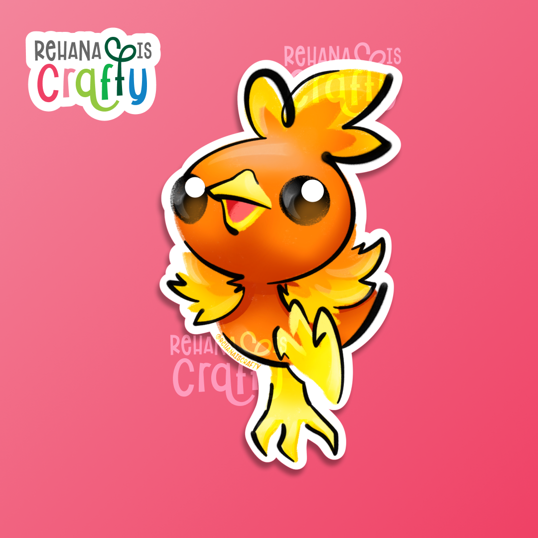 Torchic Pokémon | Vinyl Sticker