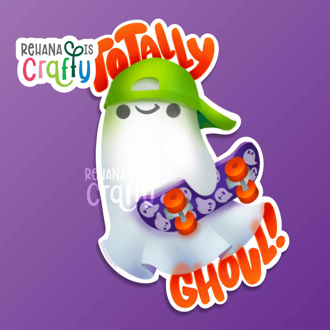 "Totally Ghoul!" Ghost | Vinyl Sticker