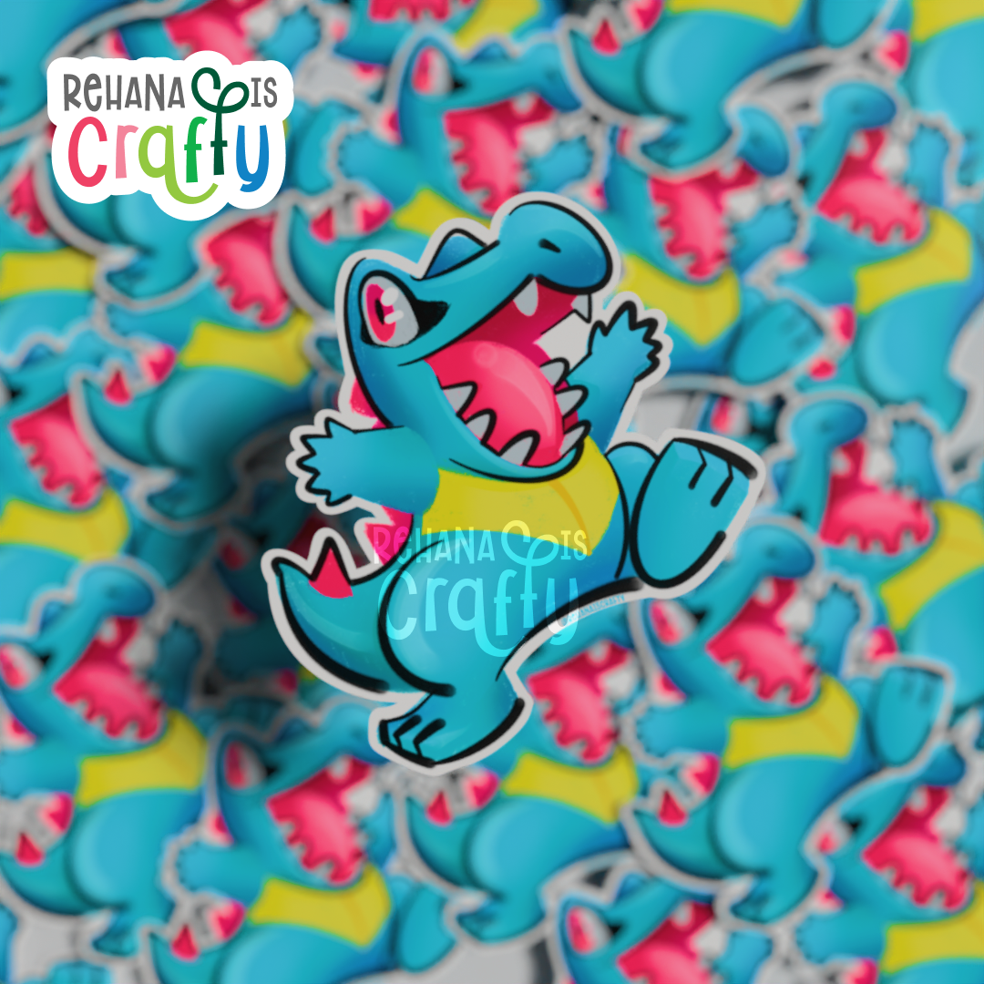 Totodile | Vinyl Sticker